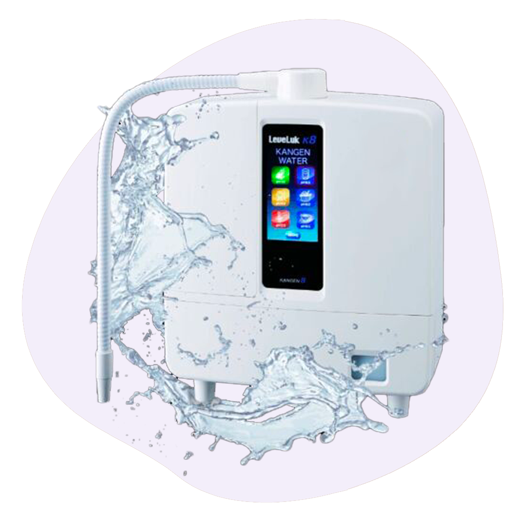 Kangen Water Filter system device in a white color