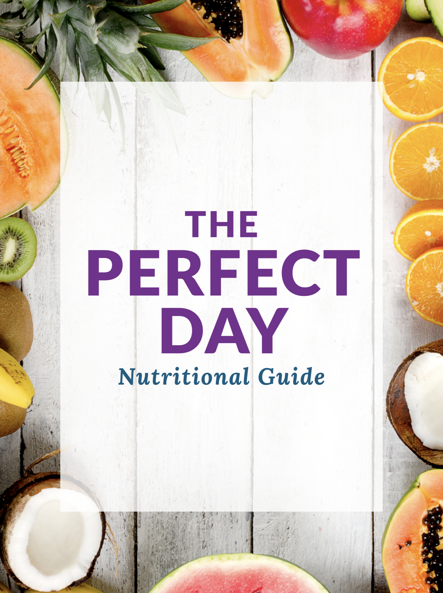 Perfect Day pdf cover with various veggies around it